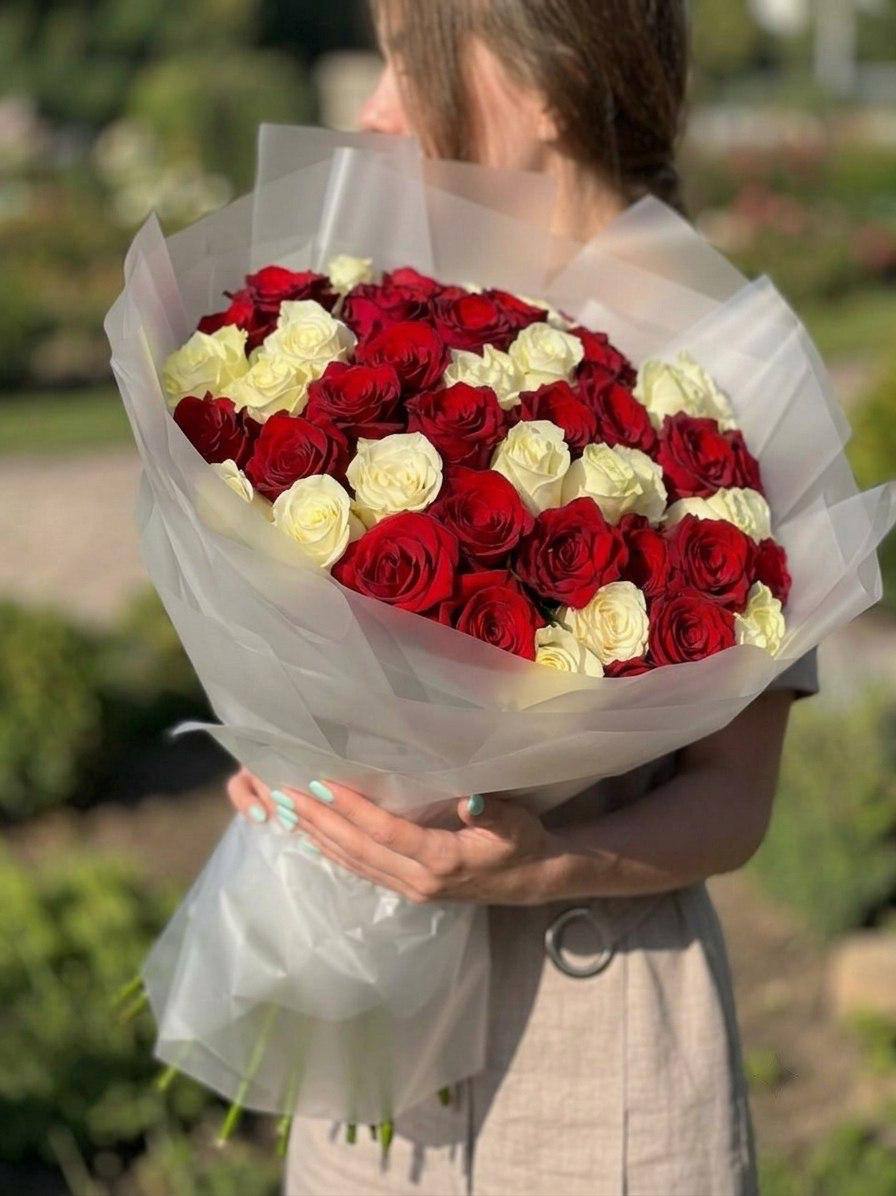 Моно-букет из роз